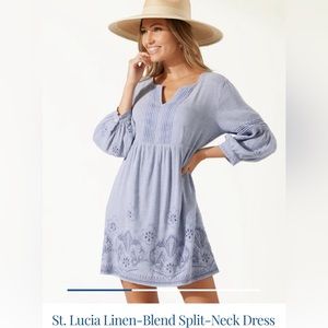 Tommy Bahama St Lucia Linen Blend Dress XL